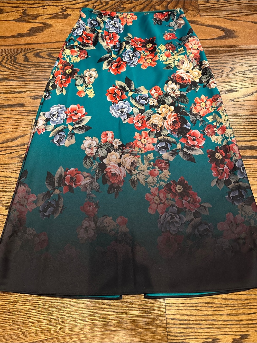 Alice + Olivia Sz. 4 Maeve Floral Print Slip Skirt - Picture 8 of 9